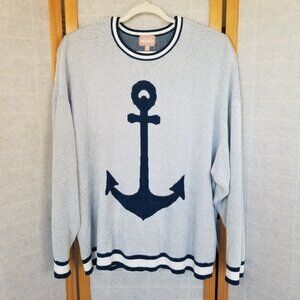 Show Me Your MuMu XXL Sweater Anchor Long Sleeves EUC